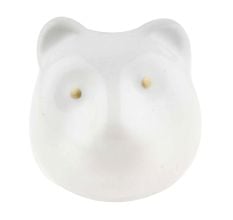 White Panda Head Pattern Cabinet Knobs